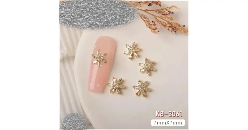 Biztonságos fizetés Körömékszer - Karácsony elegáns cirkónia kővel K8-3061
