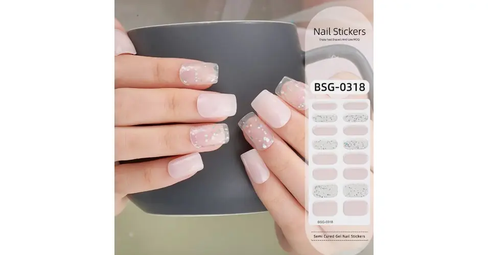 Árengedmény Gel effect körömlakkmatrica BSG-0318