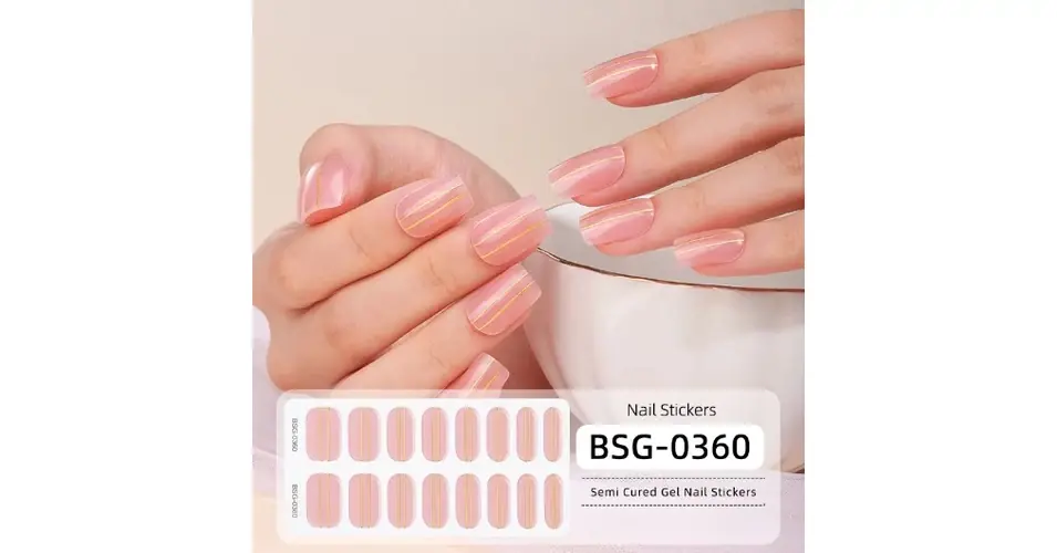 Legnépszerűbb Gel effect körömlakkmatrica BSG-0360
