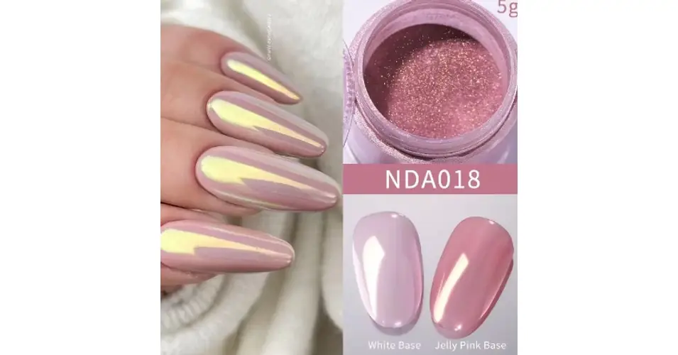Árcsökkenés Aurora chrome mirror por - pink NDA018