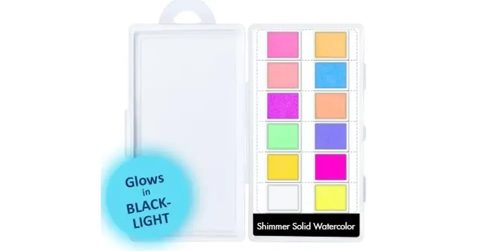 Akvarell festék 12db aquarell 06 Fluoreszkáló Olcsóbb