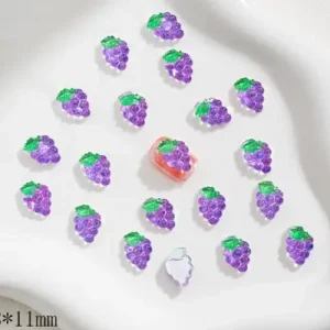 3D DIY körömdíszítő formák Nail Charm 1db - gyümölcs 5 Biztonságos fizetés
