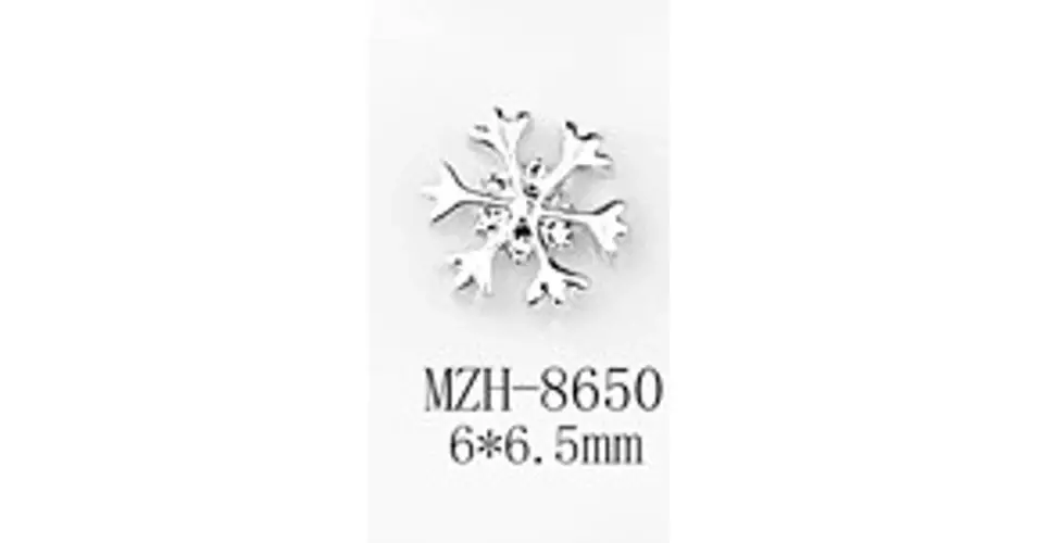 Legkelendőbb Körömékszer - MZH-8650 Silver - Karácsony hópehely