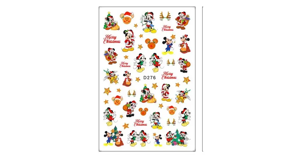 Vedd meg most Körömmatrica - D276 Karácsony Mickey