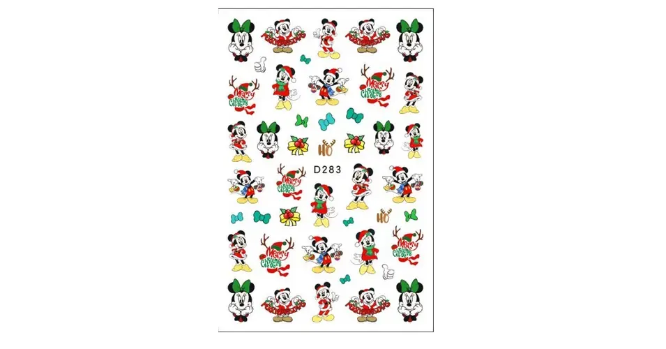Körömmatrica - D283 Karácsony Mickey Utolsó esély