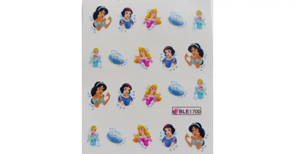 Szuper akció Körömmatrica BLE1700 Princess