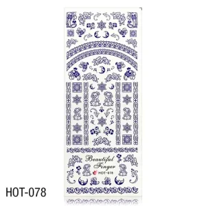 Akciós ár Körömmatrica HOT-078