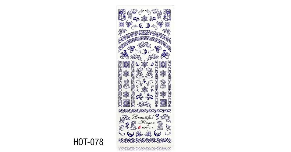 Akciós ár Körömmatrica HOT-078