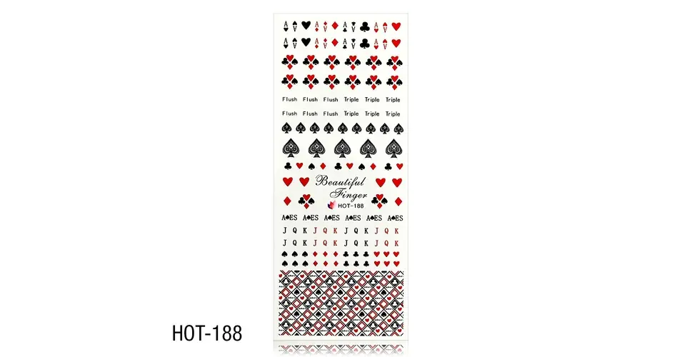 Körömmatrica HOT-188 Akció