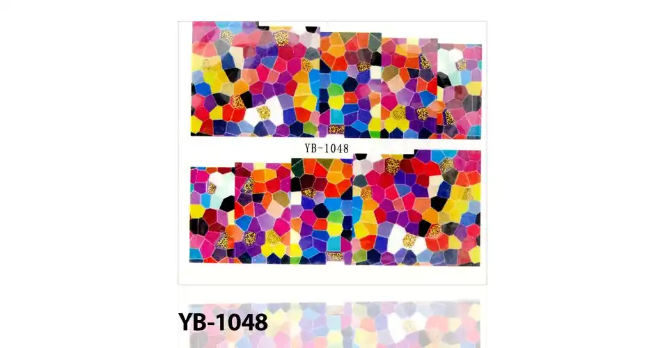 Azonnali szállítás Körömmatrica YB-1048