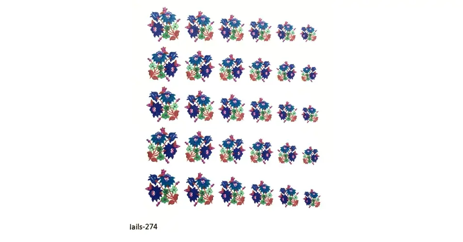 Gyors szállítás Körömmatrica Nails 274