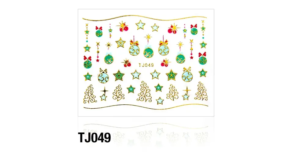 Körömmatrica TJ49 (arany) Csak ma