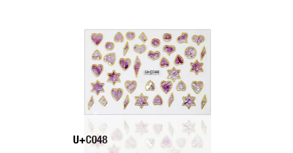 Biztonságos vásárlás Körömmatrica U+C048