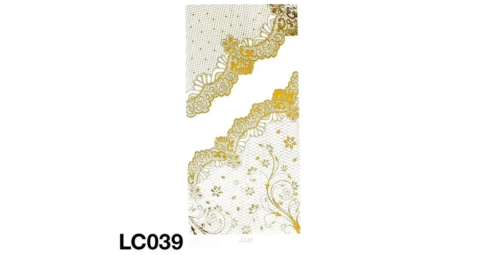 Prémium Körömmatrica LC039 (arany)