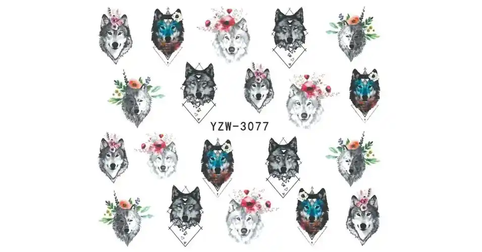 Körömmatrica YZW-3077 Kihagyhatatlan ajánlat