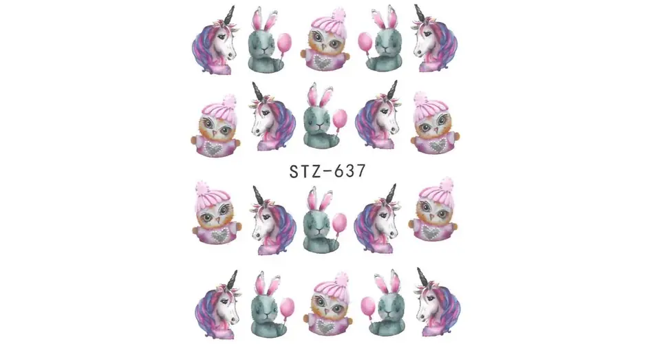 Körömmatrica - STZ-637 Biztonságos fizetés