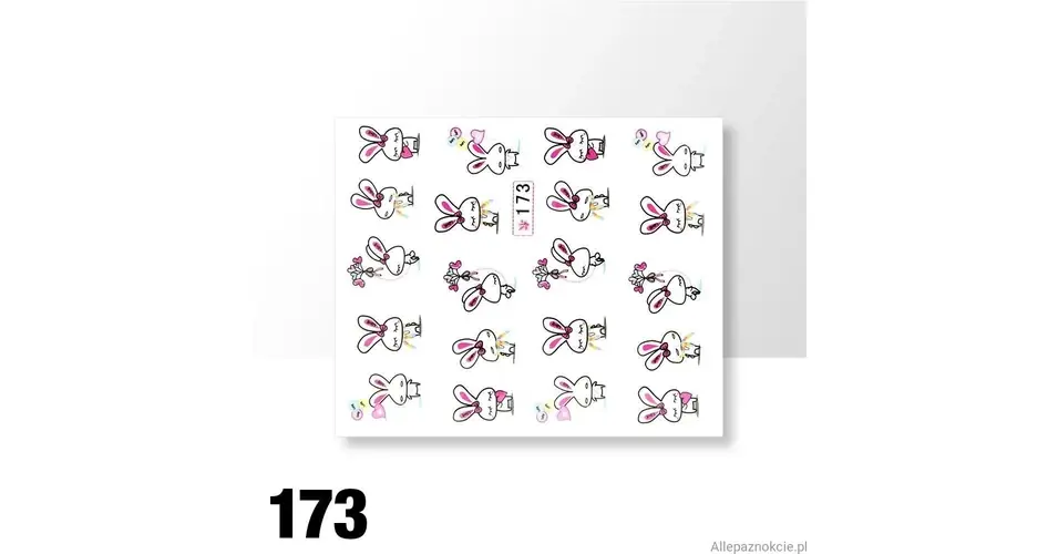 Olcsó Körömmatrica 173 nyuszi