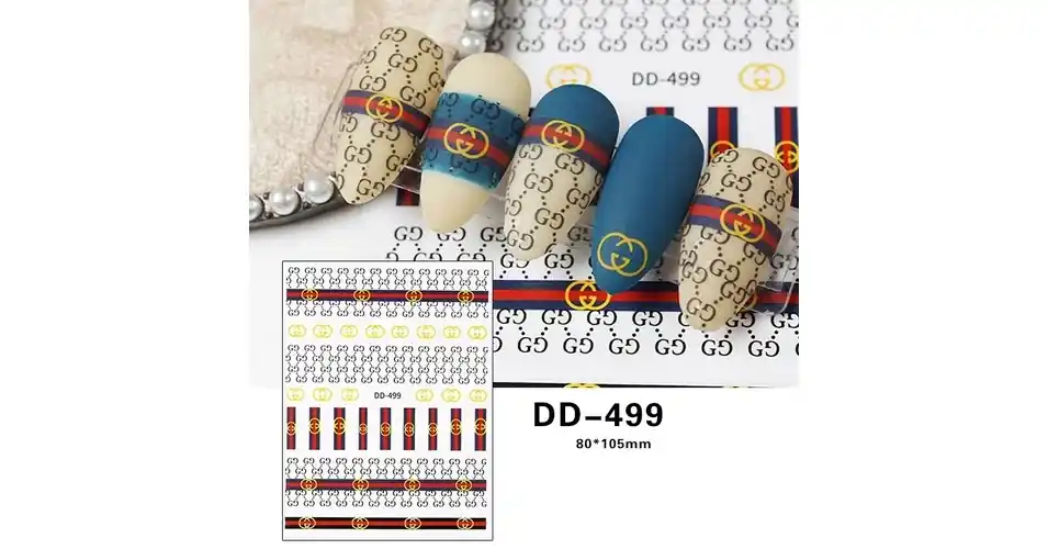 Biztonságos fizetés Körömmatrica - DD-499 fashion