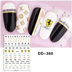 Körömmatrica - DD-360 fashion Akció