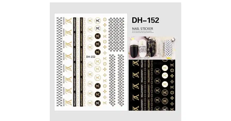 Vásárlói kedvenc Körömmatrica - DH-152 fashion