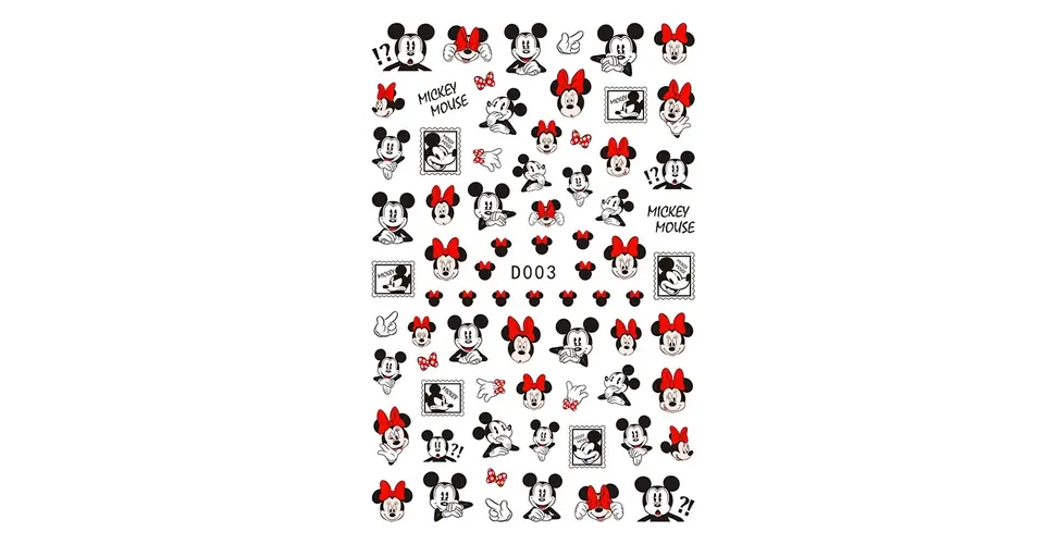 Körömmatrica - D003 Mickey egér Biztonságos vásárlás
