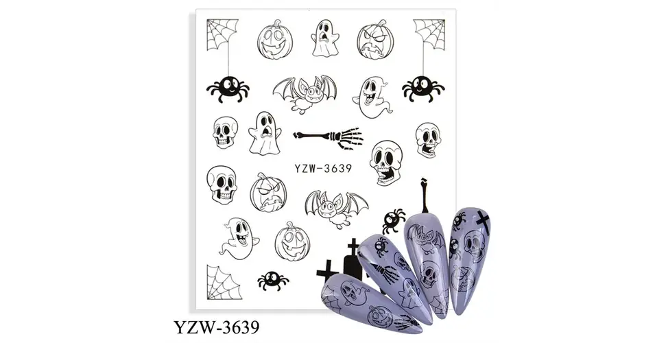Körömmatrica - YZW-3639 Halloween Vedd meg most