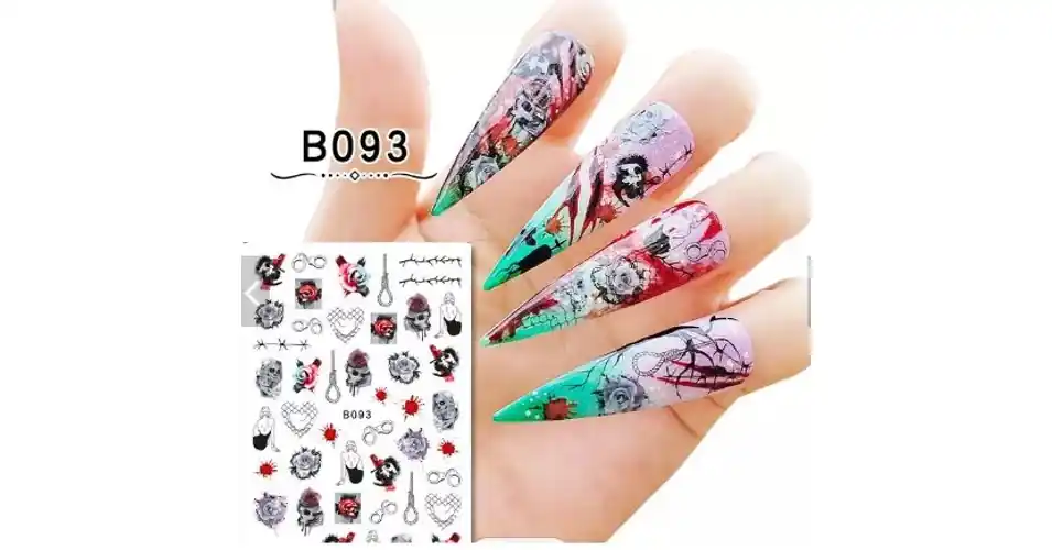 Azonnal elérhető Körömmatrica - B093 Halloween