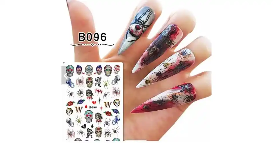 Árengedmény Körömmatrica - B096 Halloween