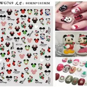 Akciós ár Körömmatrica - WG769 Mickey
