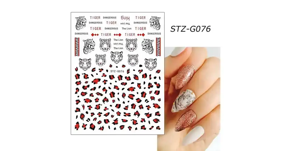 Ne maradj le Körömmatrica - STZ-G076 tigris