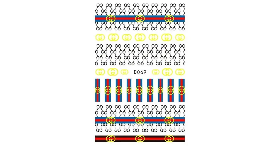 Körömmatrica - D069 Fashion Ajánlat
