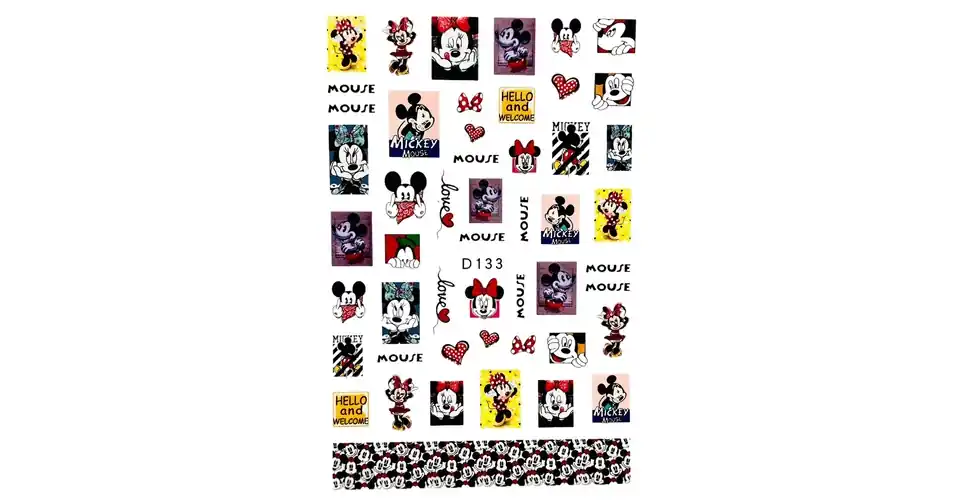 Körömmatrica - D133 Mickey Akciós ár