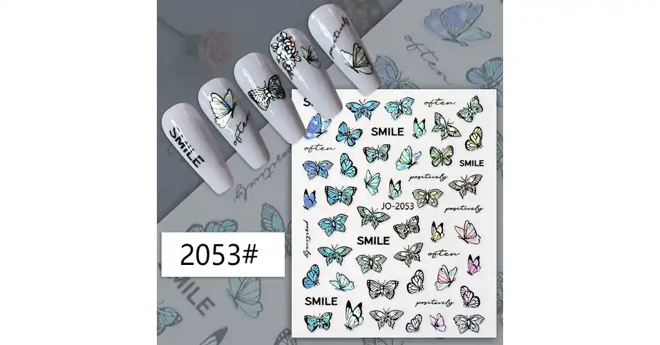 Körömmatrica - JO-2053 hologrammos Nézd meg most