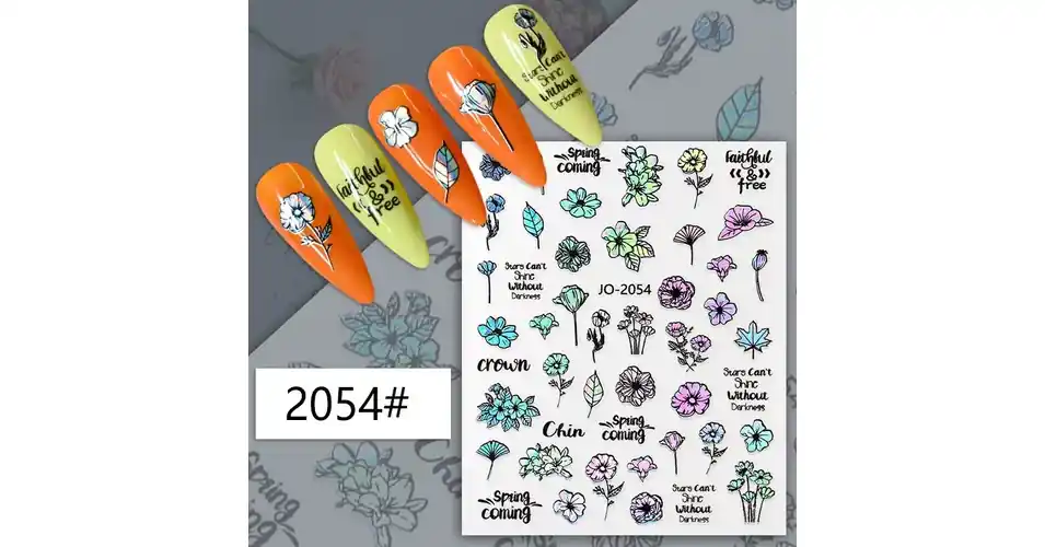 Prémium Körömmatrica - JO-2054 hologrammos