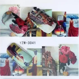 Körömmatrica - YZW-3041 Népszerű