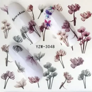 Körömmatrica - YZW-3048 Azonnali szállítás