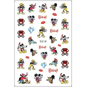 Expressz szállítás Körömmatrica - D218 Halloween Mickey