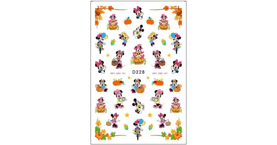Vedd meg most Körömmatrica - D228 Halloween Mickey ősz