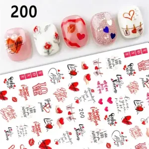 Körömmatrica - 200 Valentin Kedvezményes ár