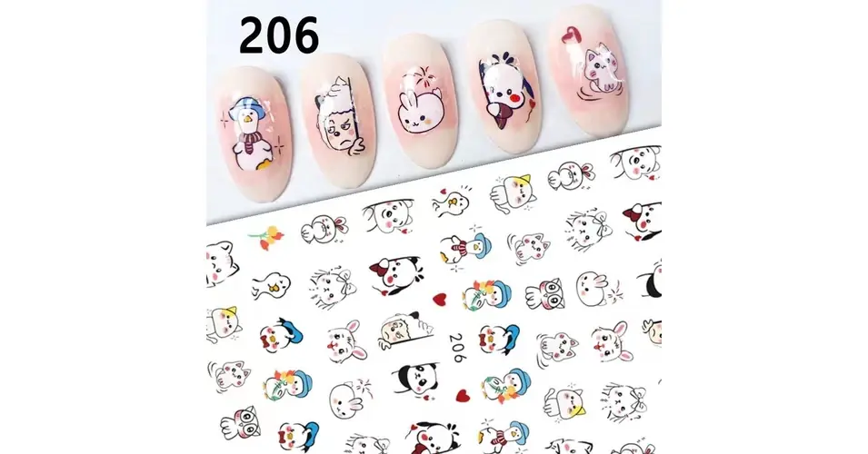 Expressz szállítás Körömmatrica - 206 Mese