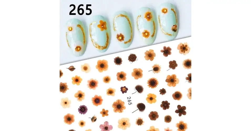 Vedd meg most Körömmatrica - 265 őszi virág