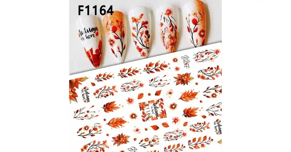 Körömmatrica - F1164 ősz falevél Vedd meg online