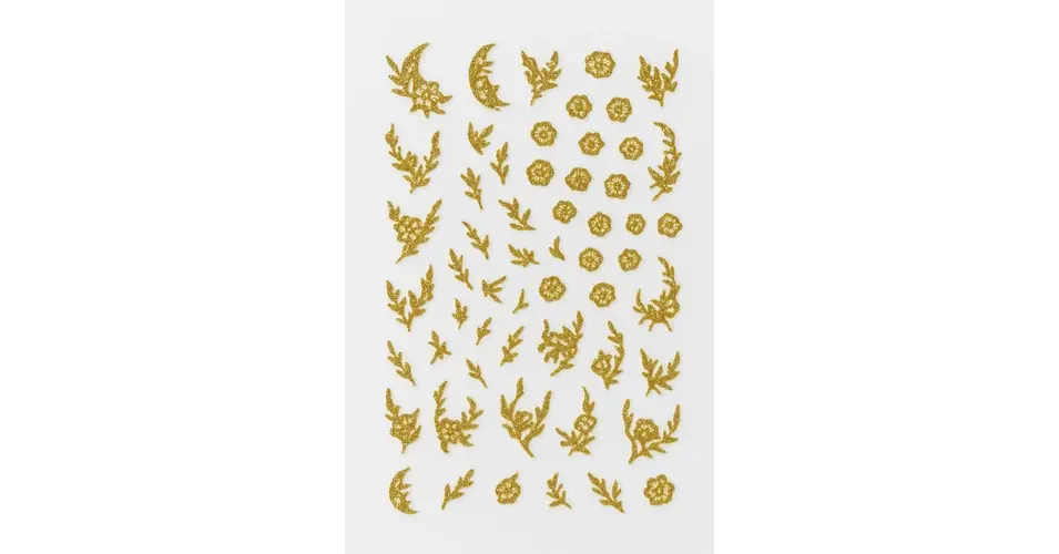 Körömmatrica - F1182 Karácsony Gold Újdonság