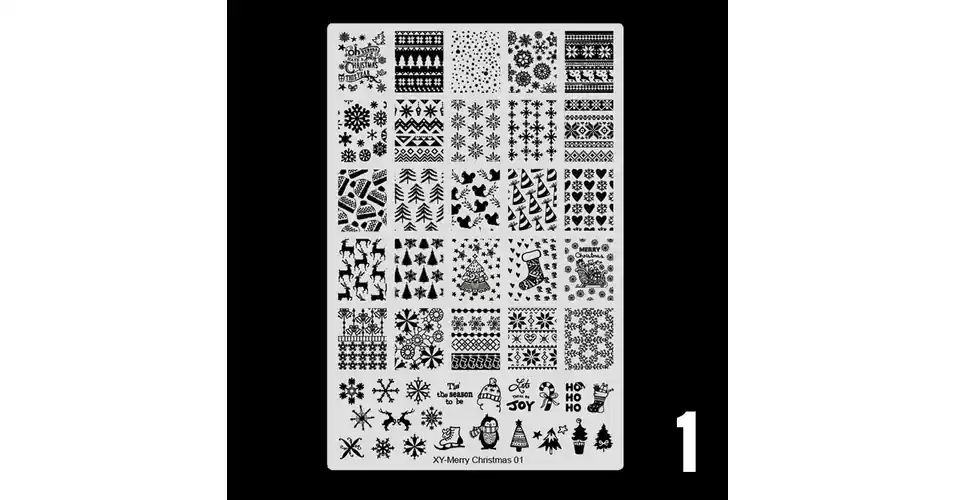 Alacsony ár Nyomdalemez XY01 - Merry Christmas