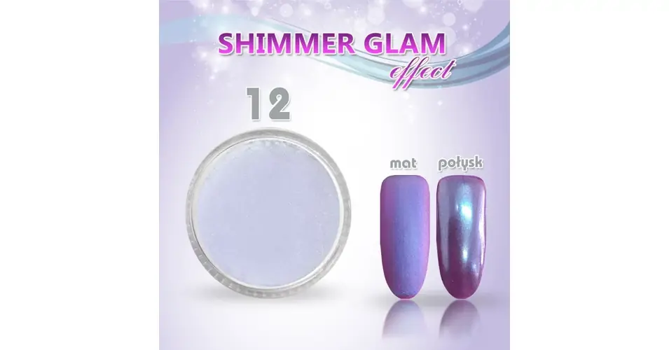 Shimmer Glam effect pigmentpor 12 Azonnali szállítás
