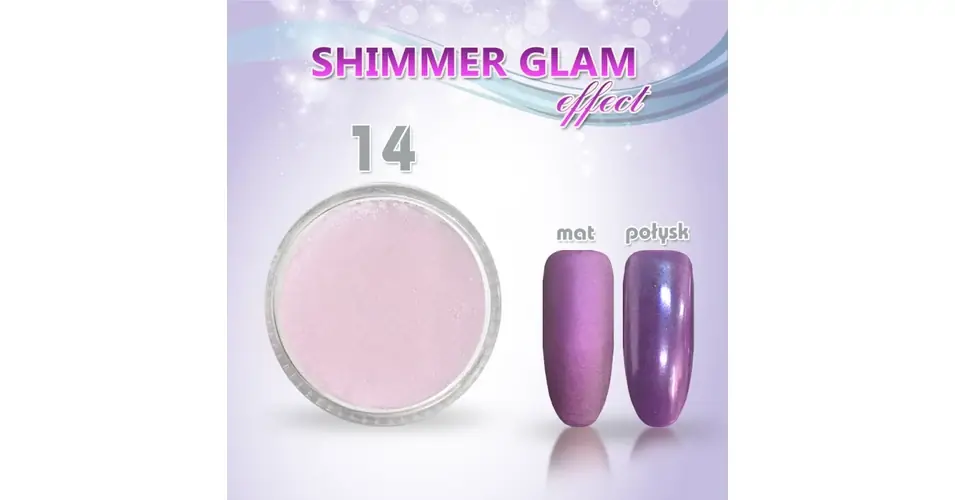 Shimmer Glam effect pigmentpor 14 Prémium