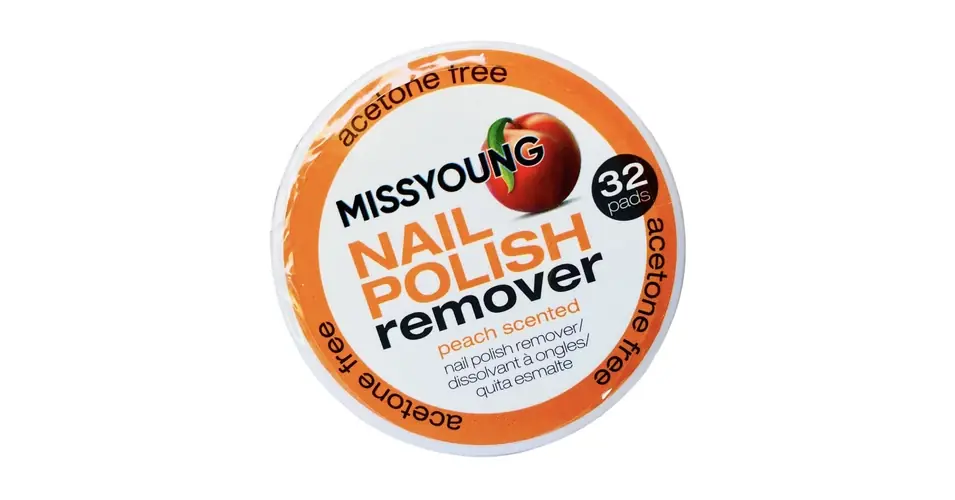 Árcsökkenés Nail Polish Remover - körömlakklemosó korong 32db - barack