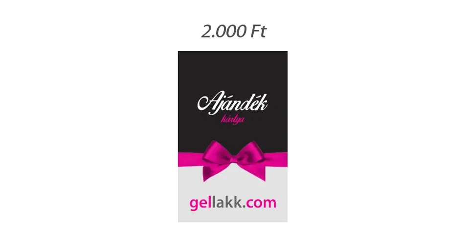Népszerű Gellakk.com Ajándékkártya 2.000 Ft