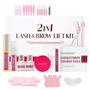 2in1 Szemöldök lamináló eyebrow Szempilla lifting szett - Iconsign - extra gyors Szezonális akció
