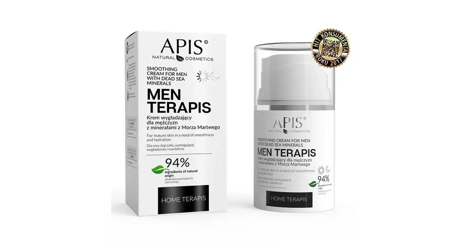 Akciós ár Apis Férfi hidratáló és bőrsimító krém 50ml